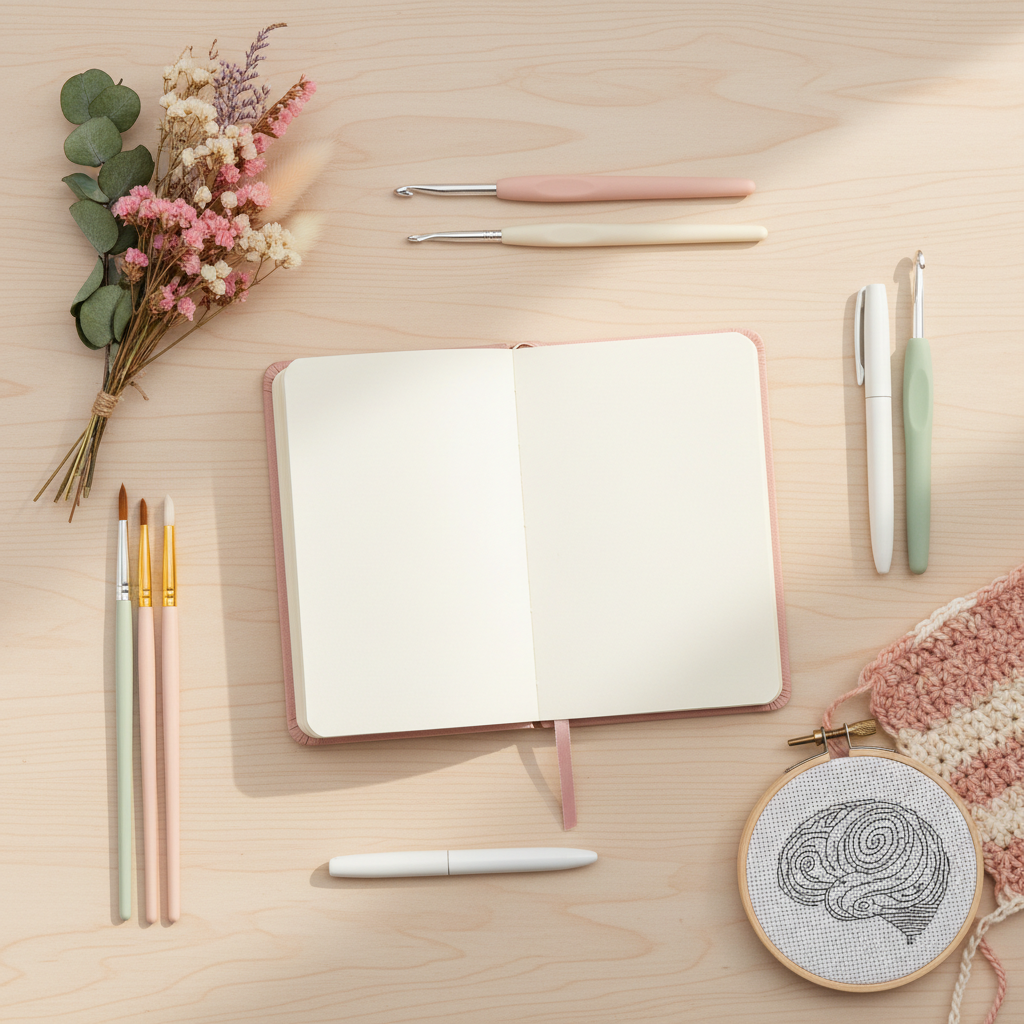 Why Crochet and Cross-Stitch Actually Calm an Anxious Brain (Science Explains It)